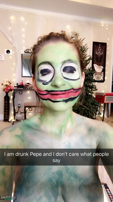 I am drunk pepe and I don't care what people think