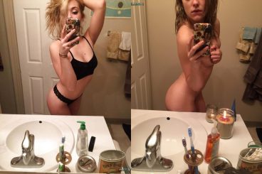 Cute hot young blonde college nudes leaked collection FI