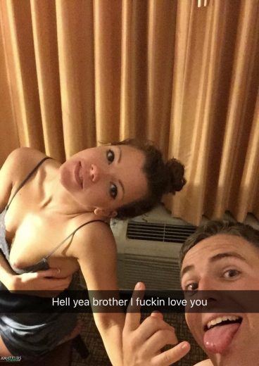 Sweet tits out naughty college pic snapchat