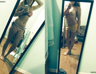 Sexy teentits clothed unclothed selfies leaked college girl